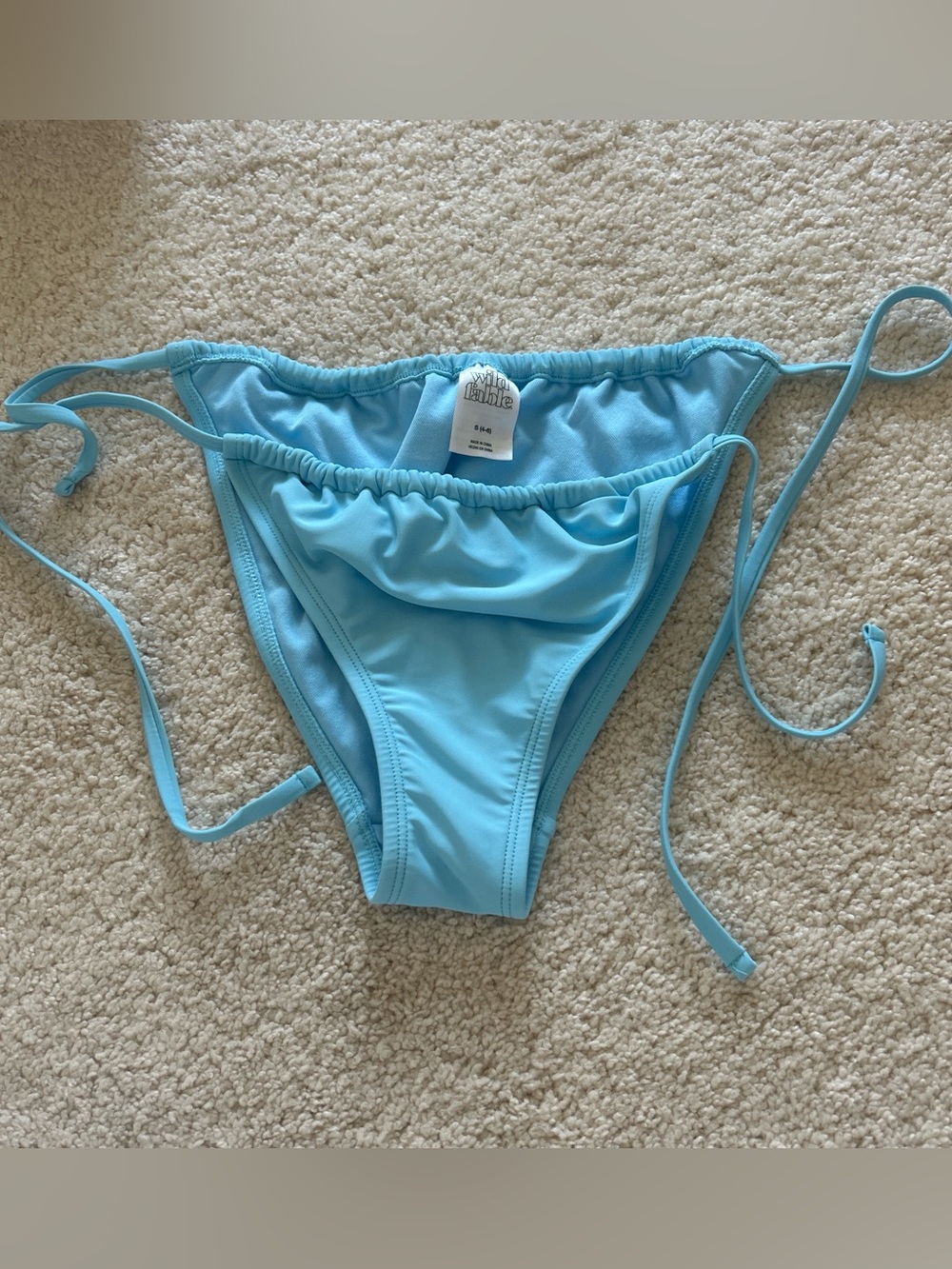 wild fable Light Blue Tie-Side Bikini Bottom